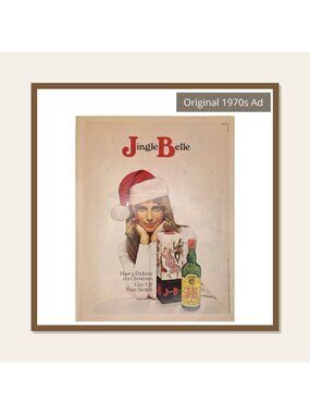 J&B Rare Scotch Jingle Belle Vintage Print Ad 1971 New York NY u Original